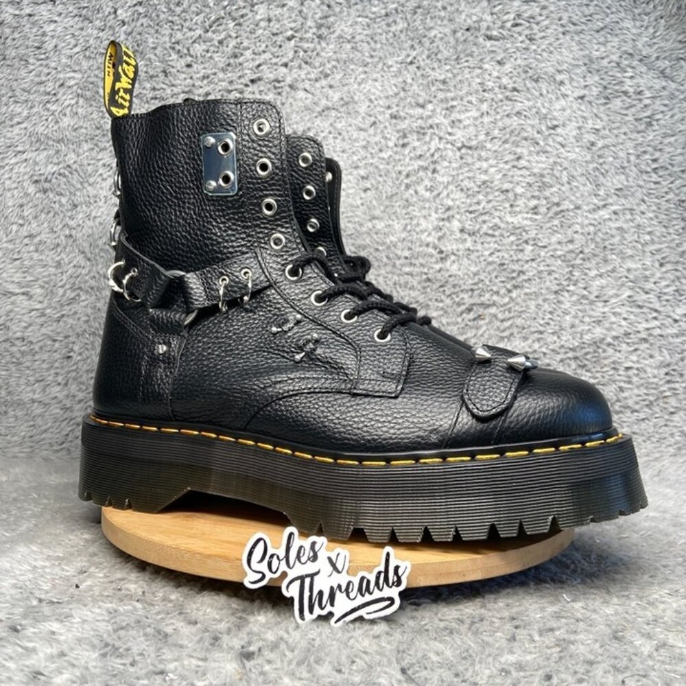 Dr. Martens Jadon HDW Piercing Milled Nappa Leather Platform Boot Size 14 Men - Picture 2 of 7